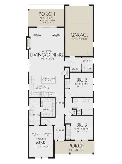 Main Floor  for House Plan #2559-00987