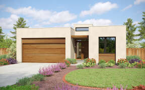Contemporary House Plan #2559-00988 Elevation Photo