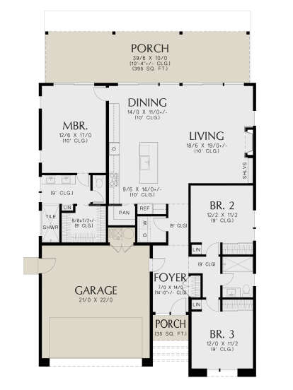 House Plan House Plan #29644 Drawing 1
