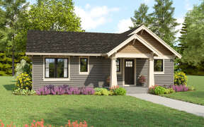 Craftsman House Plan #2559-00989 Elevation Photo