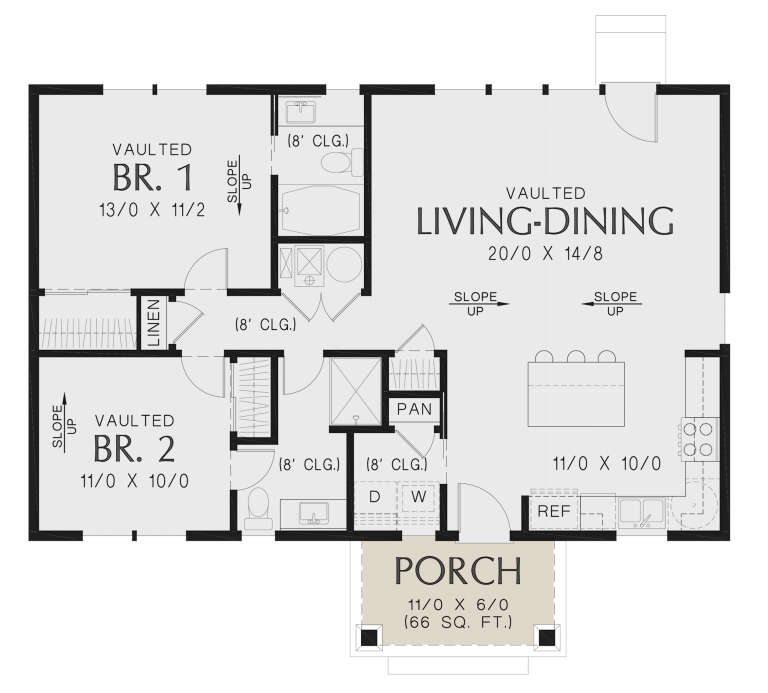 House Plan House Plan #29645 Drawing 1