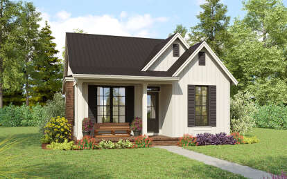 House Plan House Plan #29649 Angled Front Elevation