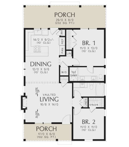 House Plan House Plan #29649 Drawing 1