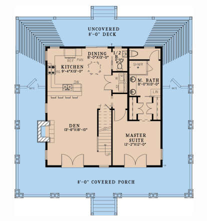 House Plan House Plan #29650 Drawing 1