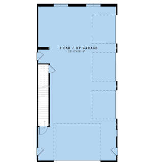 Garage Floor for House Plan #8318-00358
