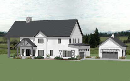 Barn House Plan #6849-00153 Elevation Photo