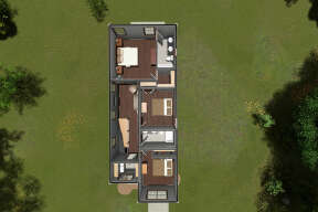Overhead Second Floor for House Plan #4848-00387