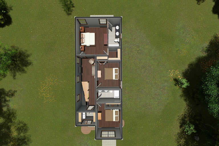 House Plan House Plan #29653 Drawing 4