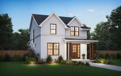 Modern Farmhouse House Plan #2559-00993 Elevation Photo