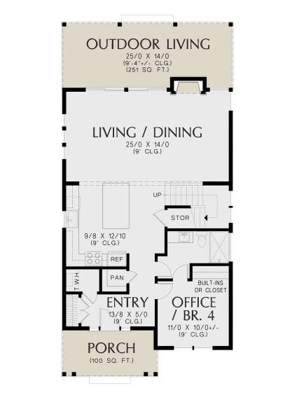 House Plan House Plan #29654 Drawing 1