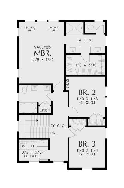 Second Floor for House Plan #2559-00994
