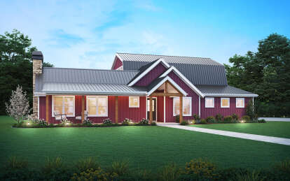 Barn House Plan #2559-00995 Elevation Photo