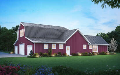 Barn House Plan #2559-00995 Elevation Photo