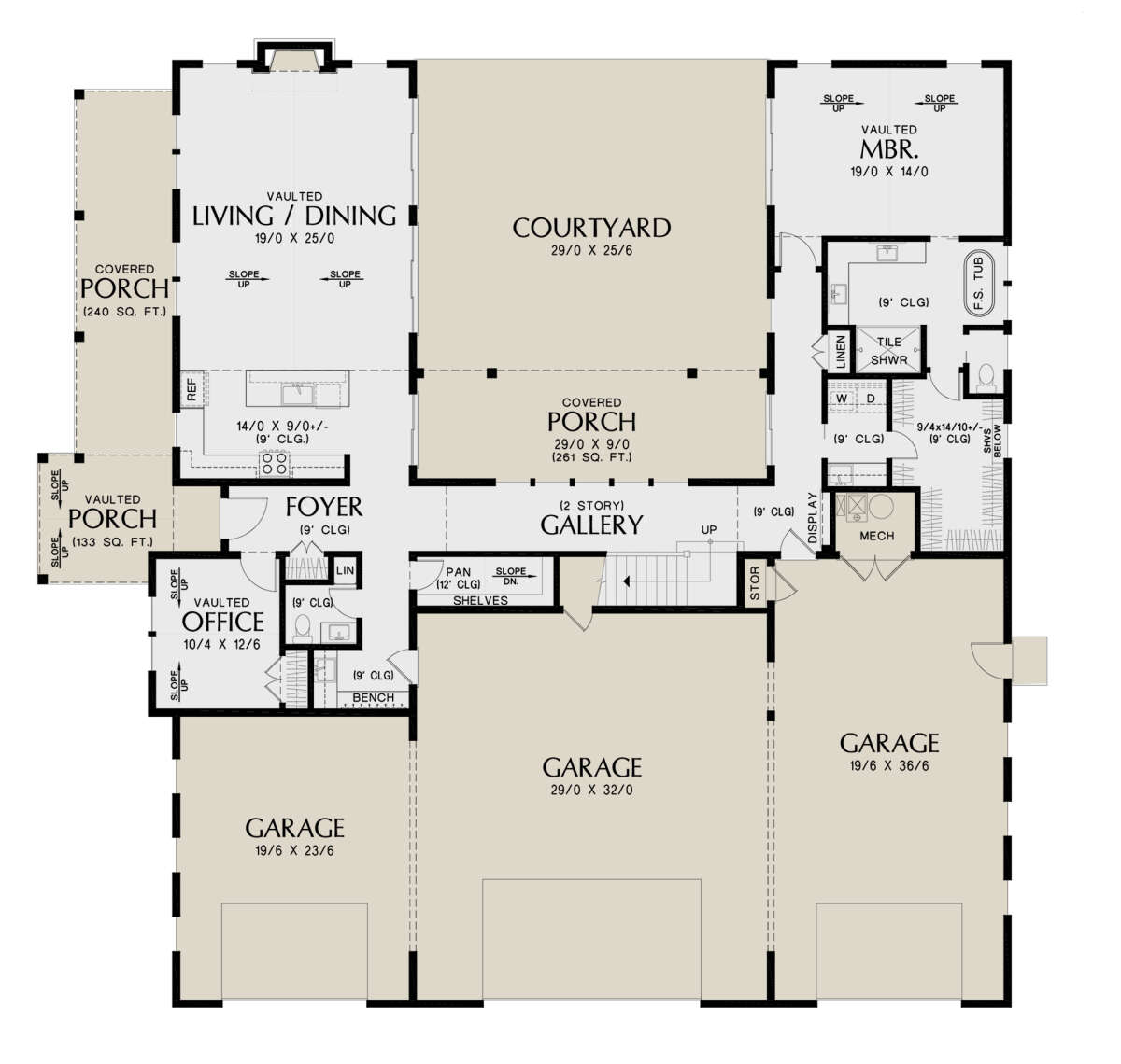 Main Floor  for House Plan #2559-00995