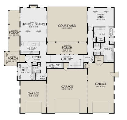House Plan House Plan #29656 Drawing 1