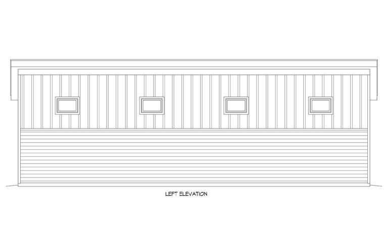 Barn House Plan #940-00870 Elevation Photo