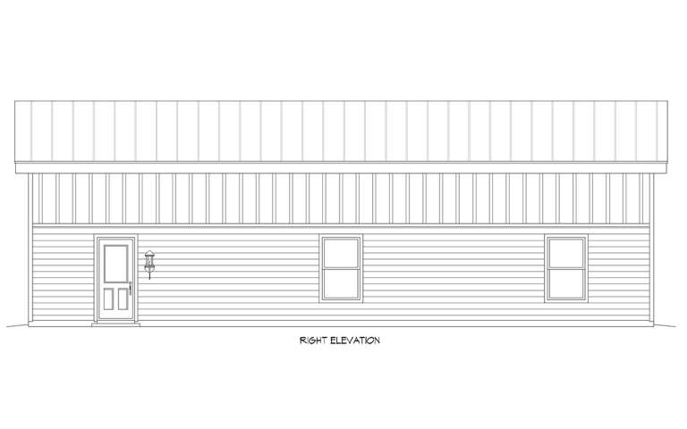 Barn House Plan #940-00870 Elevation Photo