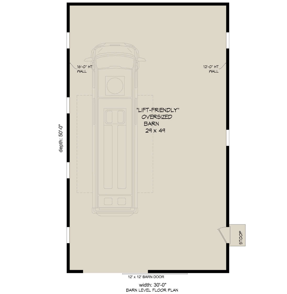 Garage Floor for House Plan #940-00870
