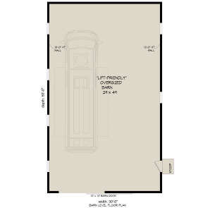 Garage Floor for House Plan #940-00870