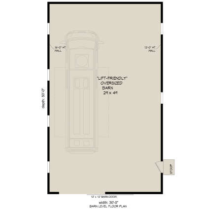 Garage Floor for House Plan #940-00870