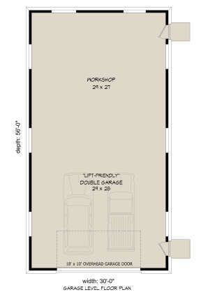 Garage Floor for House Plan #940-00871