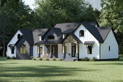 Modern Farmhouse House Plan #1958-00008 Elevation Photo