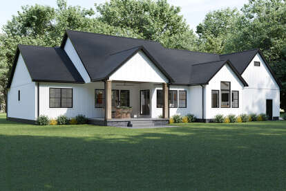Modern Farmhouse House Plan #1958-00008 Elevation Photo