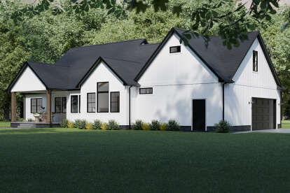 Modern Farmhouse House Plan #1958-00008 Elevation Photo