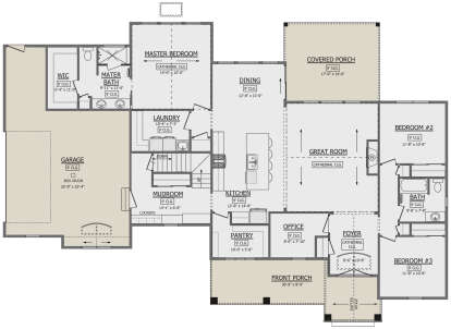 House Plan House Plan #29661 Drawing 1