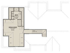 Second Floor for House Plan #1958-00008