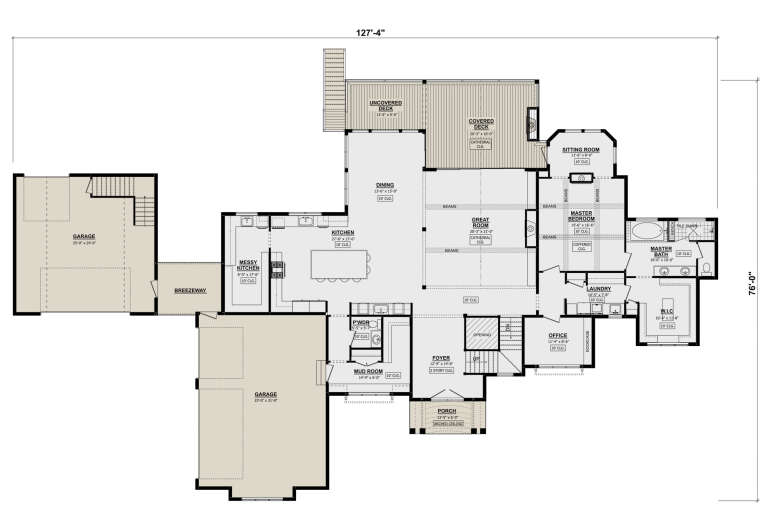 House Plan House Plan #29663 Drawing 1