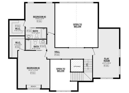 Second Floor for House Plan #1958-00010