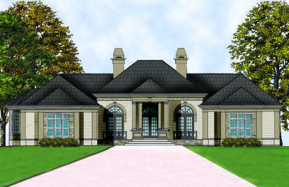 House Plan House Plan #29665 Front Elevation 