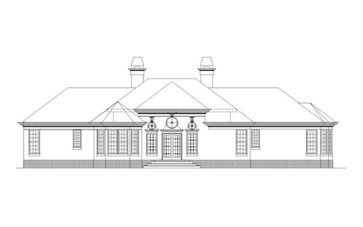French Country House Plan #4195-00061 Elevation Photo