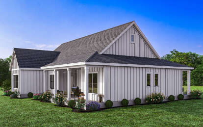 Modern Farmhouse House Plan #009-00370 Elevation Photo
