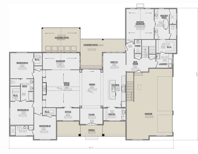 House Plan House Plan #29668 Drawing 1