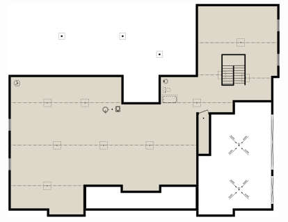Basement for House Plan #1958-00011