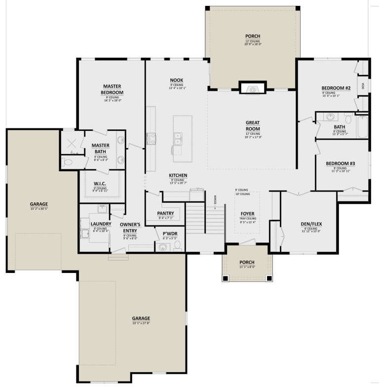 House Plan House Plan #29669 Drawing 1