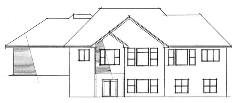 Traditional House Plan #098-00054 Elevation Photo