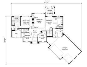 Main Floor for House Plan #098-00054