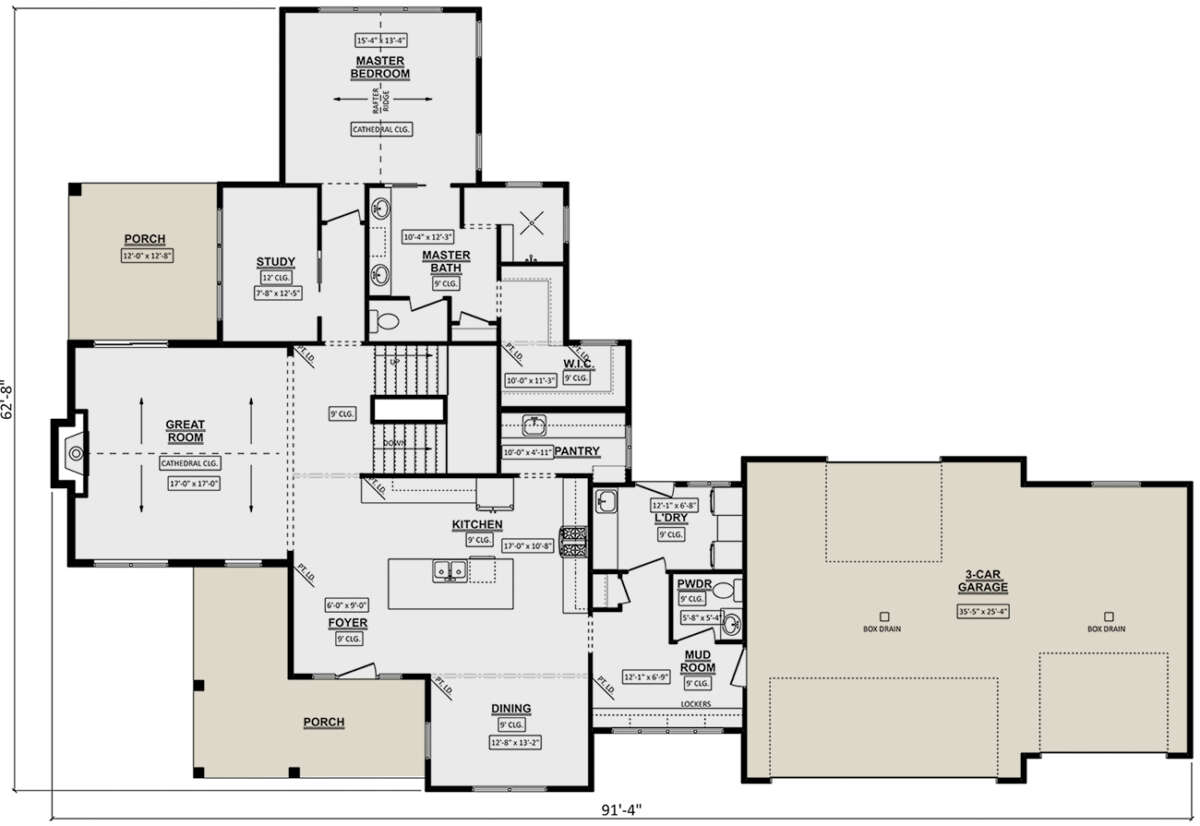 Main Floor  for House Plan #1958-00013