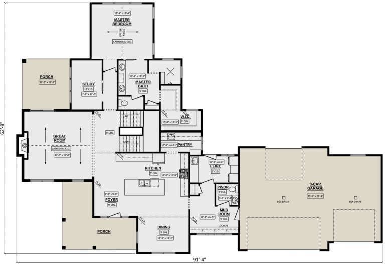 House Plan House Plan #29670 Drawing 1