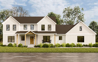 House Plan House Plan #29673 Front Elevation 