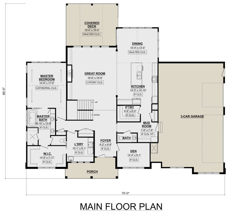 House Plan House Plan #29675 Drawing 1