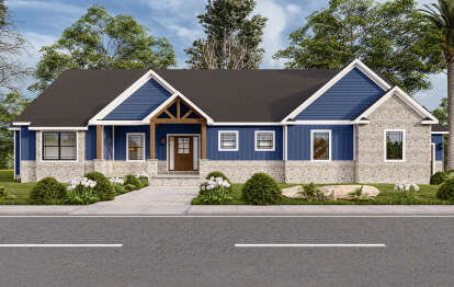 House Plan House Plan #29676 Front Elevation 
