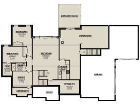 Basement for House Plan #1958-00018