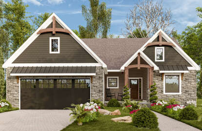 House Plan House Plan #29677 Front Elevation 