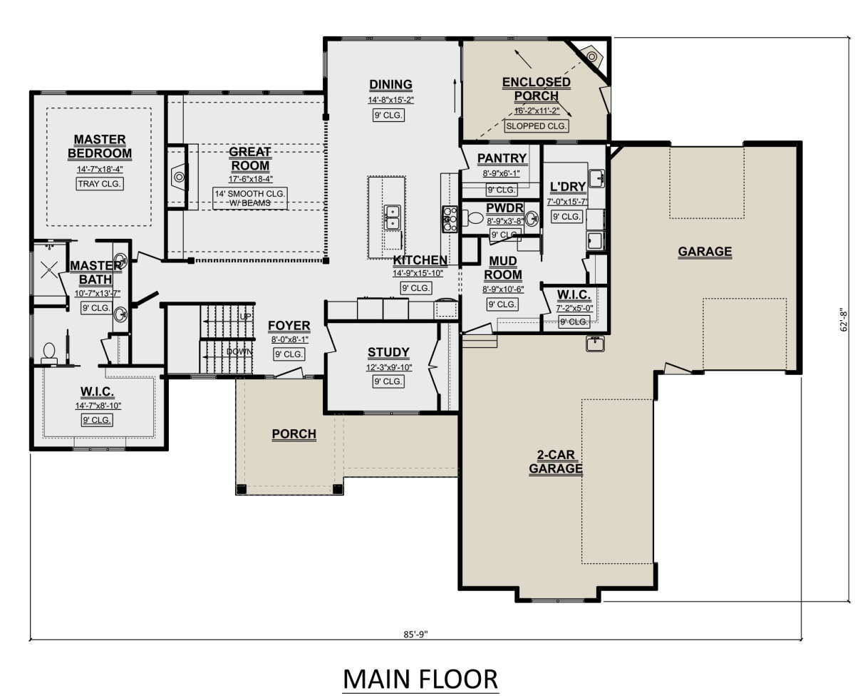 Main Floor  for House Plan #1958-00021