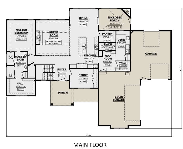 House Plan House Plan #29679 Drawing 1