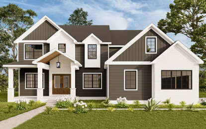 Craftsman House Plan #1958-00022 Elevation Photo